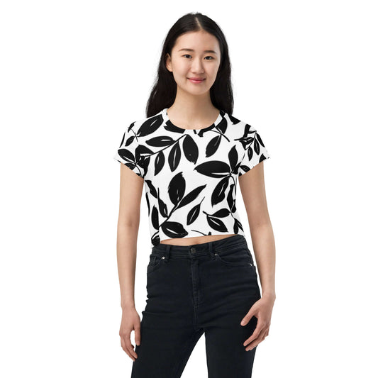 All-Over Print Crop Tee