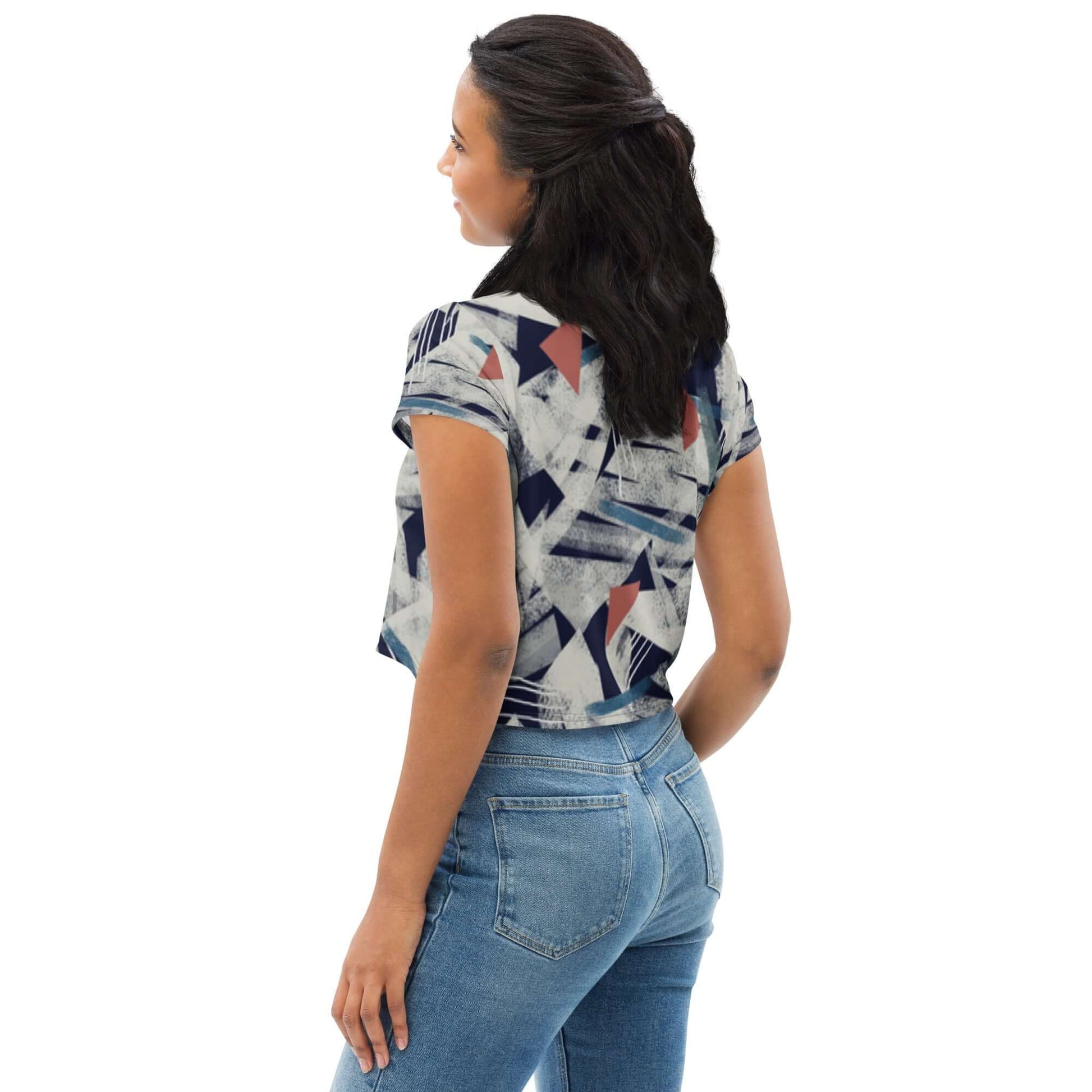All-Over Print Crop Tee