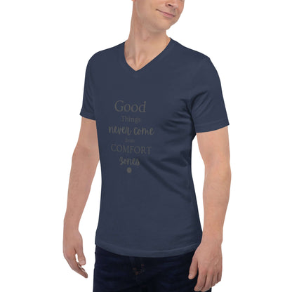 Unisex Short Sleeve V-Neck T-Shirt