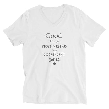 Unisex Short Sleeve V-Neck T-Shirt