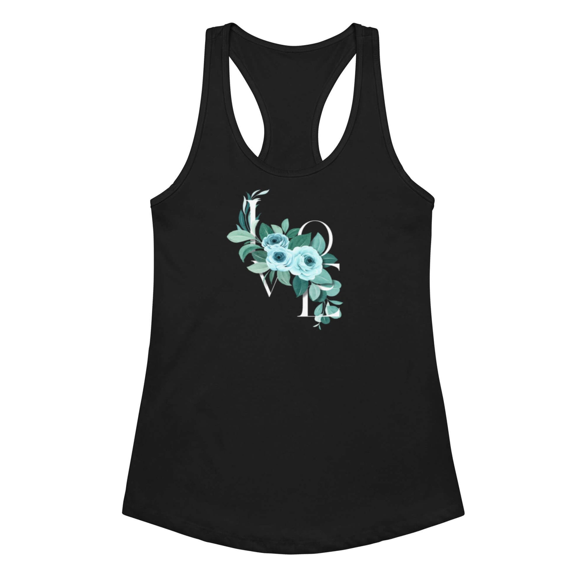 Women’s fitted racerback tank top