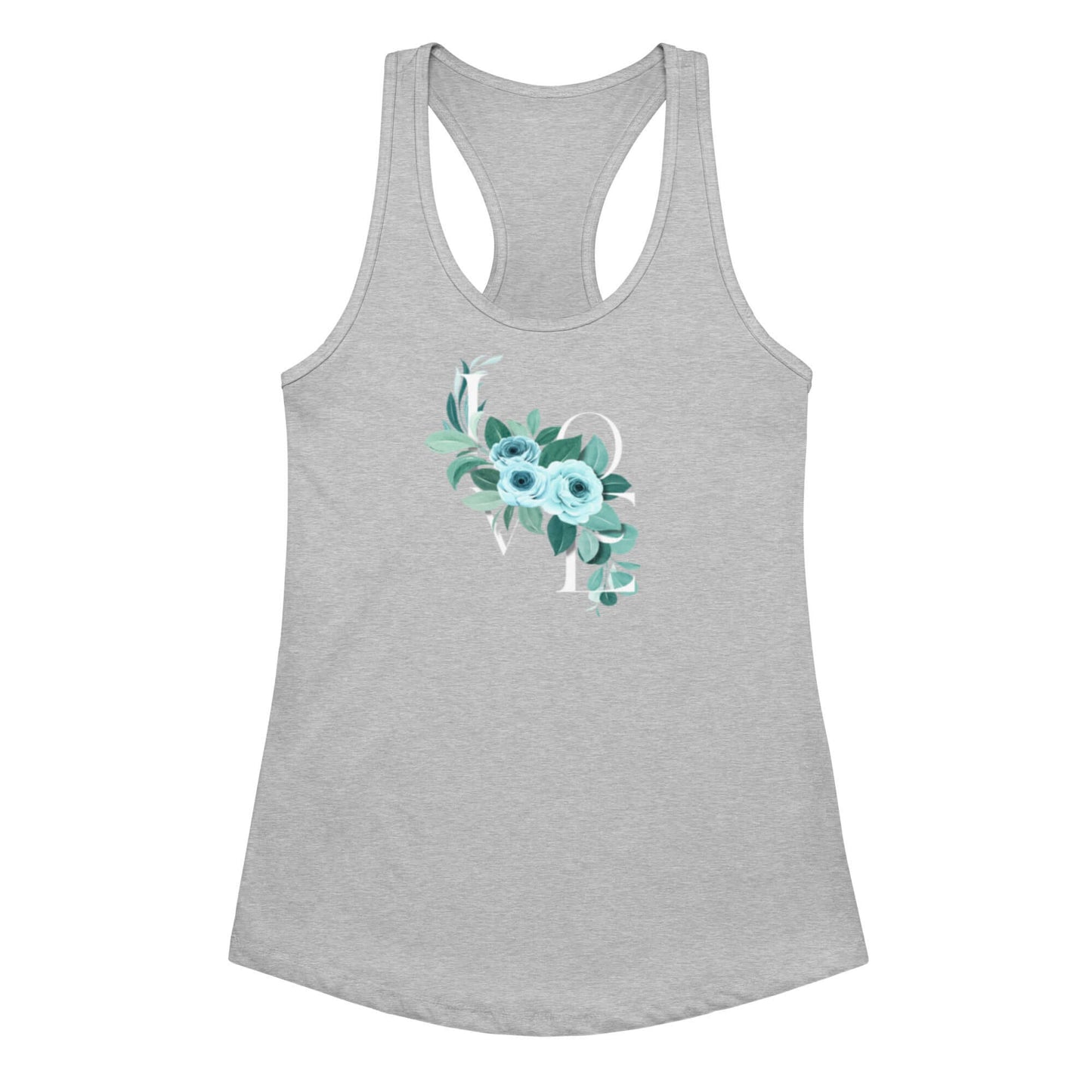 Women’s fitted racerback tank top