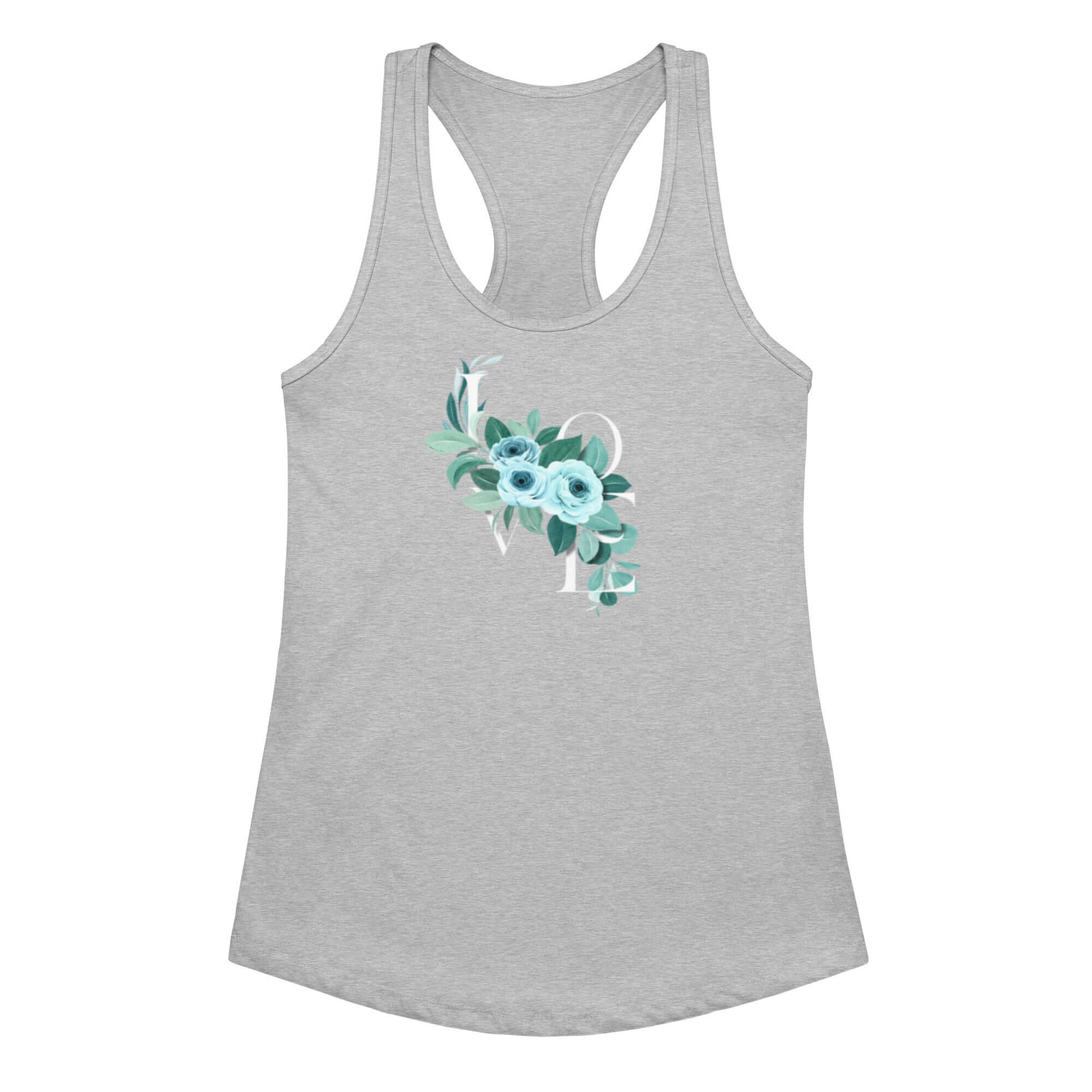 Women’s fitted racerback tank top