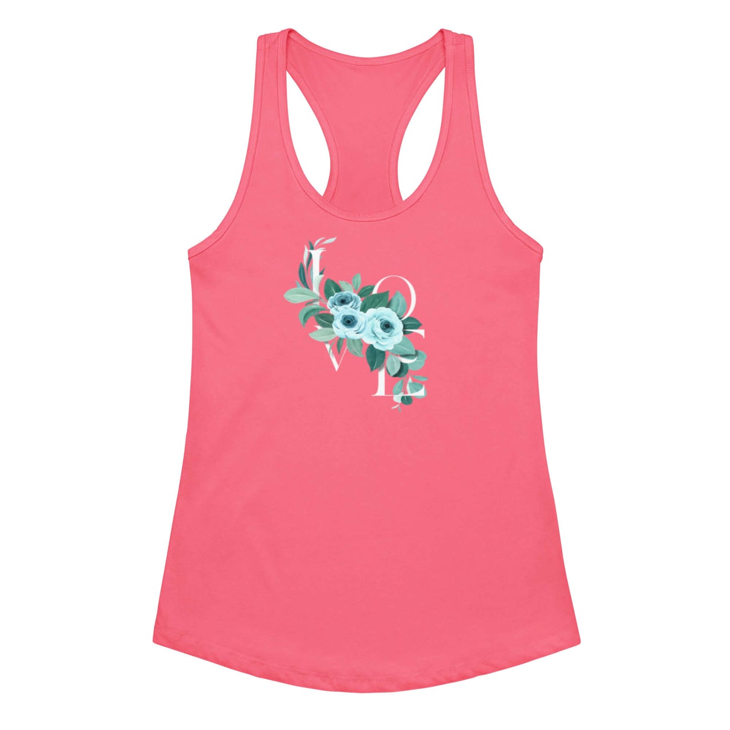 Women’s fitted racerback tank top