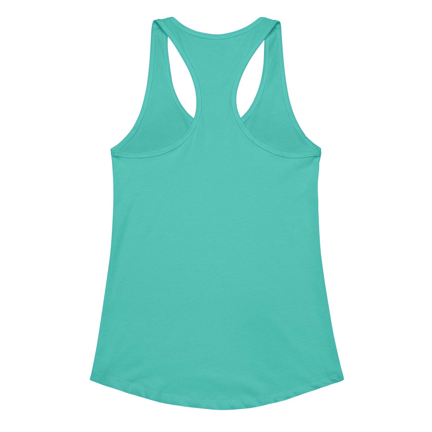 Women’s fitted racerback tank top - Back View