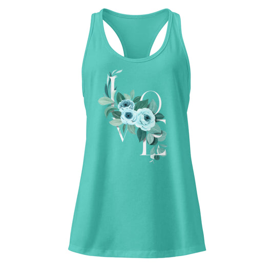 Women’s fitted racerback tank top