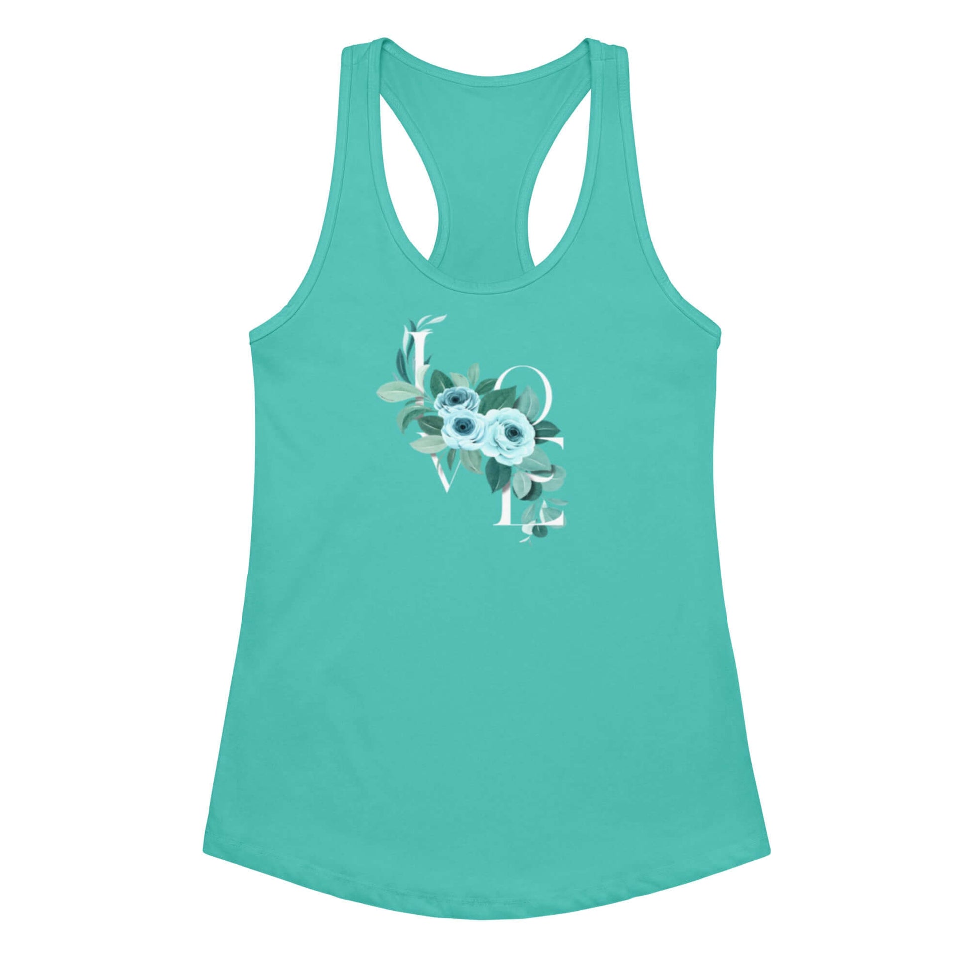 Women’s fitted racerback tank top